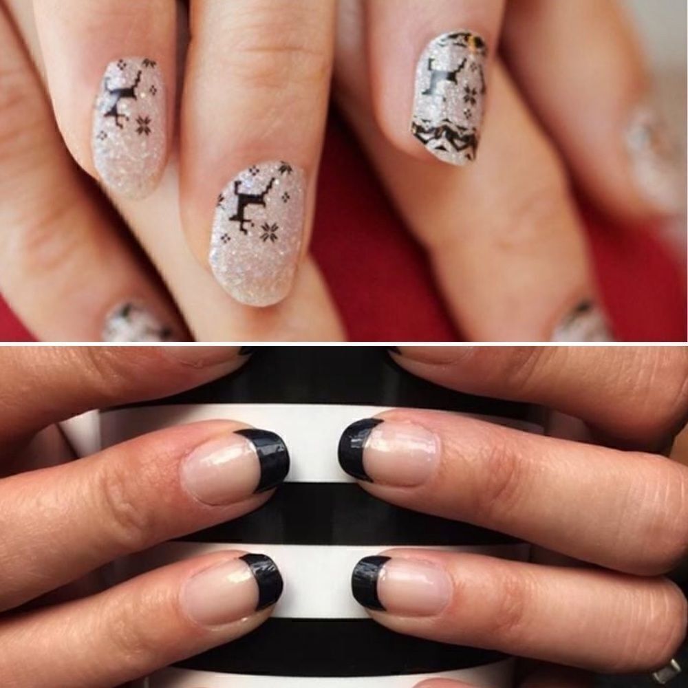COLOR STREET Set of 2 NEW A Dashing Time and Gotham Night Polish Strips
